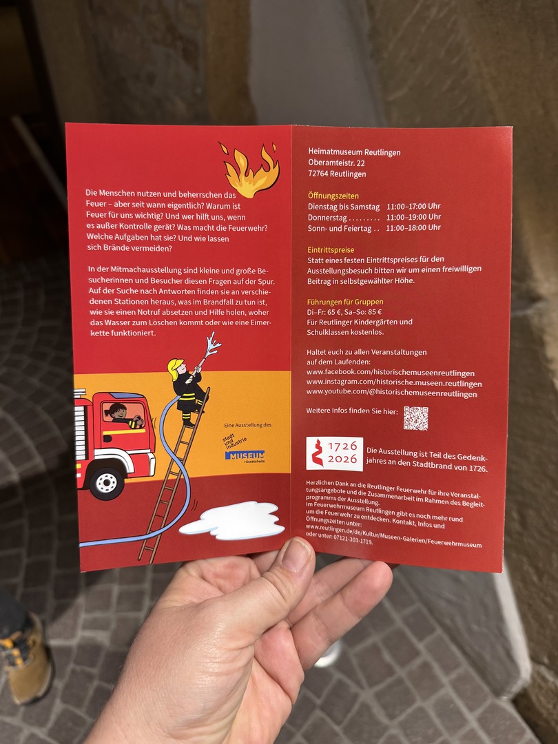 Wer rennt, wenn’s brennt? 🚒 Mitmachausstellung Feuerwehr in Reutlingen - Galeriebild 20