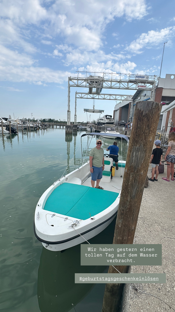 Boot mieten in Bibione Pineda – Traumtag auf dem Meer - Galeriebild 1