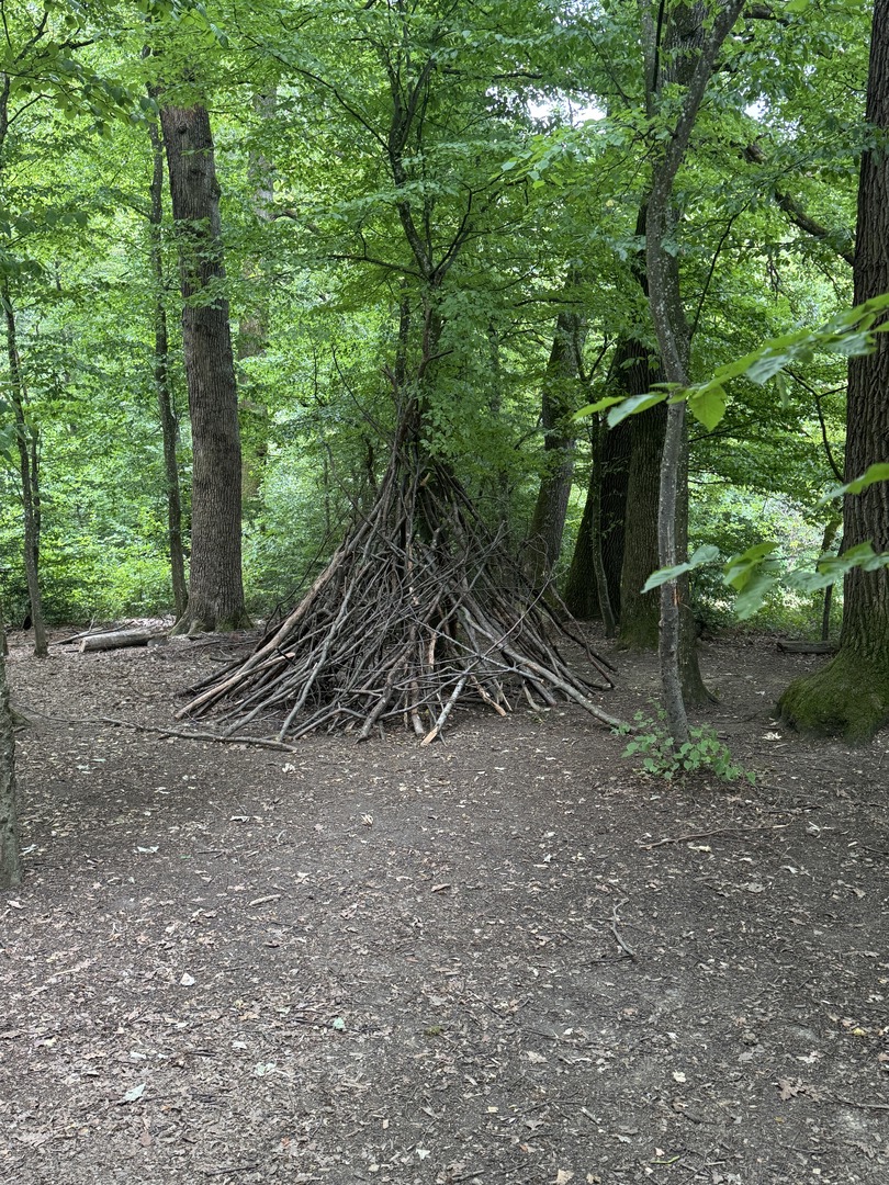 Waldspielplatz Kohlberger Straße Grafenberg – Schattiger Waldspielplatz mit riesigem Holzschiff - Galeriebild 6